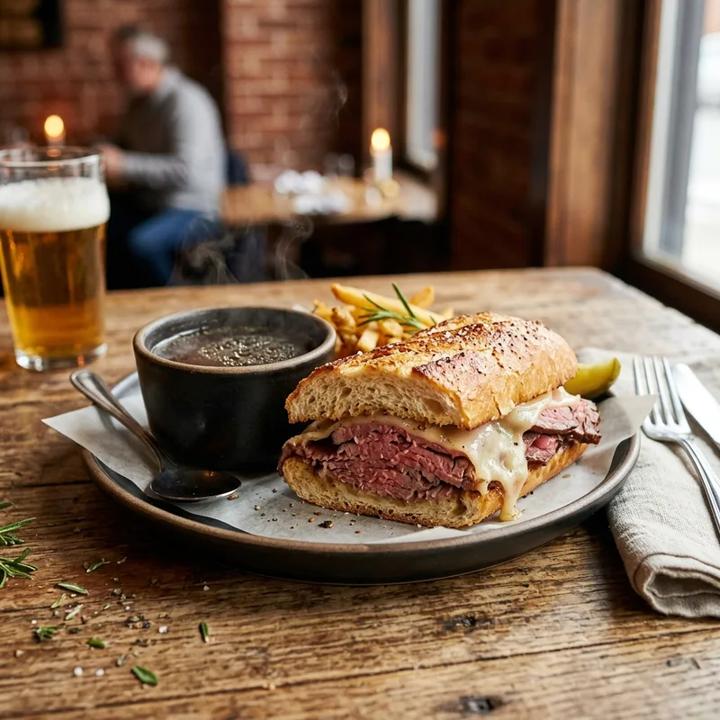 Arby's French Dip and Swiss with Au Jus Cup - 2026 Prices and Nutrition