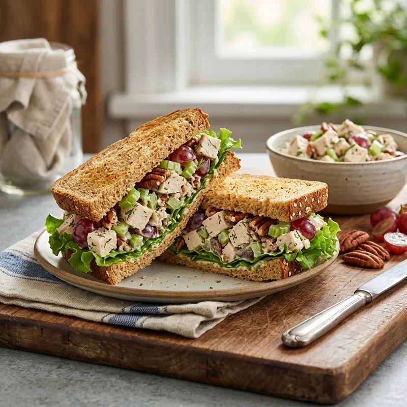 Arby's Pecan Chicken Salad Sandwich on Wheat Bread